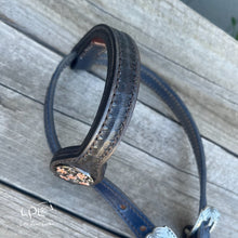 Load image into Gallery viewer, Raven One Ear Headstall
