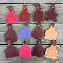 Load image into Gallery viewer, Cow Tag Keychain
