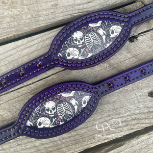 Dark Purple Skeleton Stirrup Hobbles
