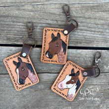 Load image into Gallery viewer, Bay Roan Horse Keychain
