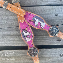 Load image into Gallery viewer, Circus Cookie Unicorn One Ear Headstall
