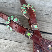 Load image into Gallery viewer, Sunflower Bee One Ear Headstall
