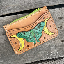 Load image into Gallery viewer, Tooled Coin Pouch Wallet
