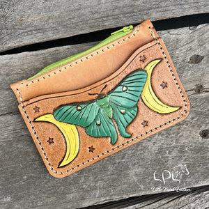 Tooled Coin Pouch Wallet