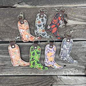 Halloween Cowboy Boot Keychain