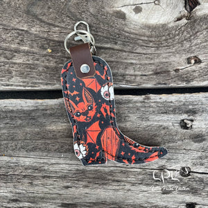 Halloween Cowboy Boot Keychain