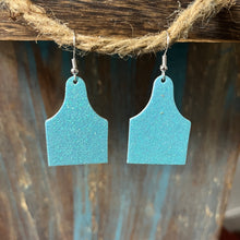 Load image into Gallery viewer, Glitter Leather Earrings (Multiple Colors)
