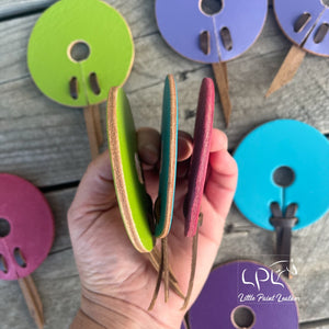 Colorful Leather Bit Guards