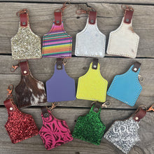 Load image into Gallery viewer, Cow Tag Keychain
