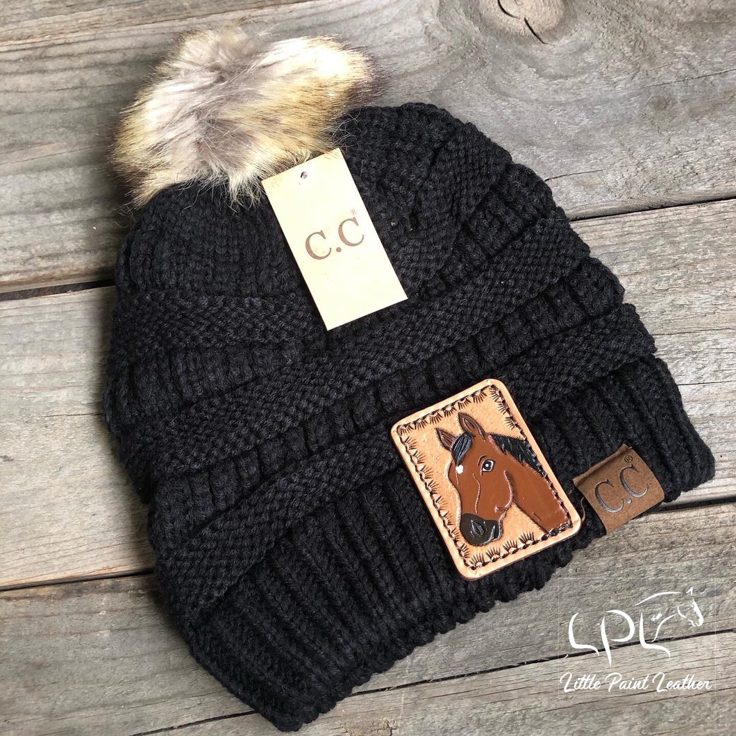 Adult Sized Beanie- Bay Horse w/ Star