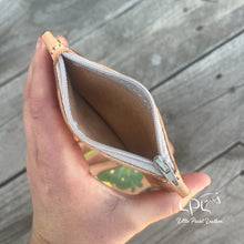 Load image into Gallery viewer, Moth Tooled Coin Pouch Wallet
