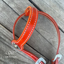 Load image into Gallery viewer, Orange Halloween Cookies One Ear Headstall
