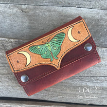 Load image into Gallery viewer, Moth Trifold Wallet
