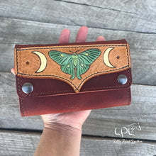 Load image into Gallery viewer, Moth Trifold Wallet
