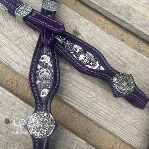 Dark Purple Skeleton Tack Set