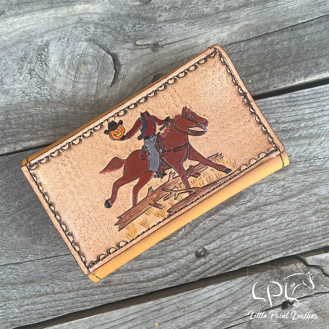 Chestnut Headless Horseman Trifold Wallet