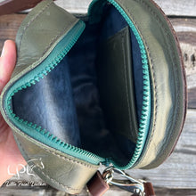Load image into Gallery viewer, Succulent Sunflower Moon Paint Horse Mini Round Bag
