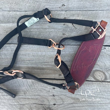 Load image into Gallery viewer, Sunflower and Cowhide Halter
