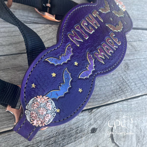 Dark Purple Color Shift Night Mare Halter
