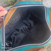 Load image into Gallery viewer, Distressed Teal Overnight Bag
