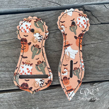 Load image into Gallery viewer, Halloween Print Latigo/Cinch Holders
