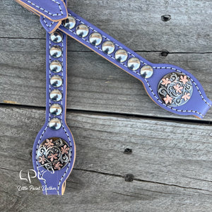 Lavender Simple Style One Ear Headstall