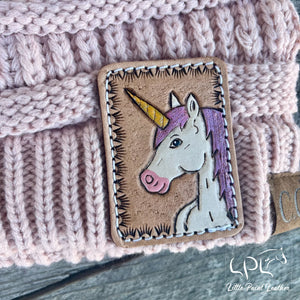 Adult Sized Beanie- Fantasy Unicorn