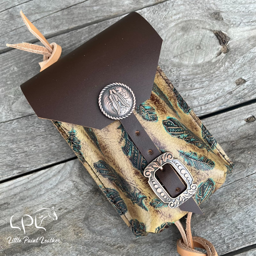 Feather Saddle Pouch