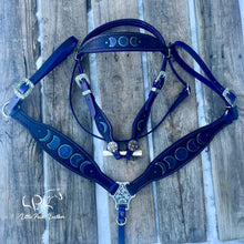Load image into Gallery viewer, CHANCE TO WIN Dark Purple Moon Tack Set

