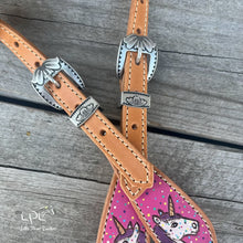 Load image into Gallery viewer, Circus Cookie Unicorn One Ear Headstall
