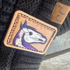 Skeleton Horse Beanie