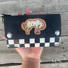 Load image into Gallery viewer, Colorful Appy Trifold Wallet &amp; Wristlet
