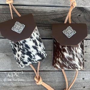 Cowhide Saddle Pouch
