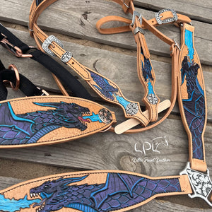 CHANCE TO WIN Black & Blue Dragon Set