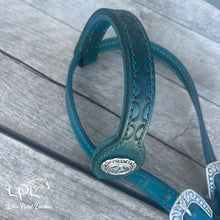 Load image into Gallery viewer, Teal Seahorse One Ear Headstall

