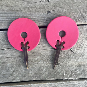 Colorful Leather Bit Guards