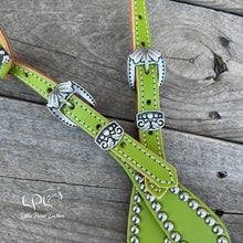Load image into Gallery viewer, Lime/Apple Green One Ear Headstall
