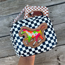Load image into Gallery viewer, Checkered Travel Case
