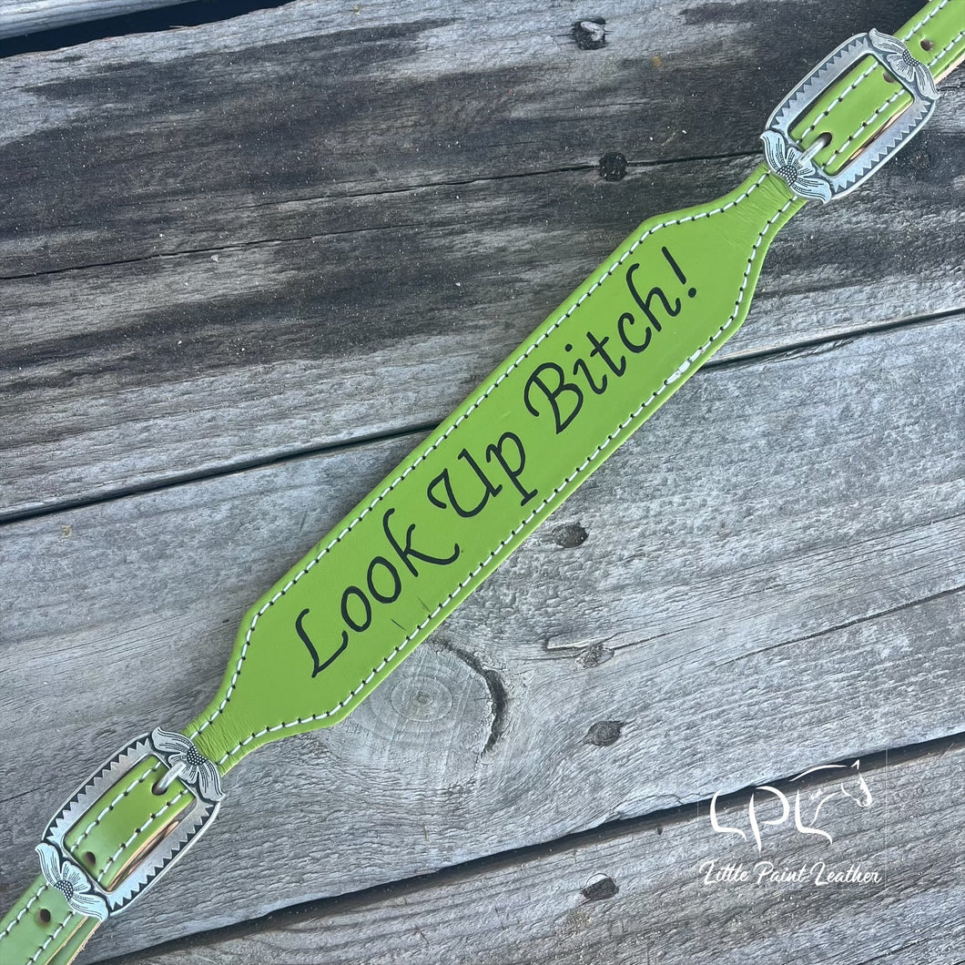 Look Up Bitch Wither Strap *SLIGHT BLEMISH*