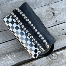 Load image into Gallery viewer, Checkered/Black Colorful Appy Dopp Bag
