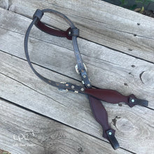 Load image into Gallery viewer, Raven One Ear Headstall

