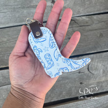 Load image into Gallery viewer, Printed Cowboy Boot Keychain
