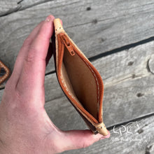 Load image into Gallery viewer, Tooled Coin Pouch Wallet
