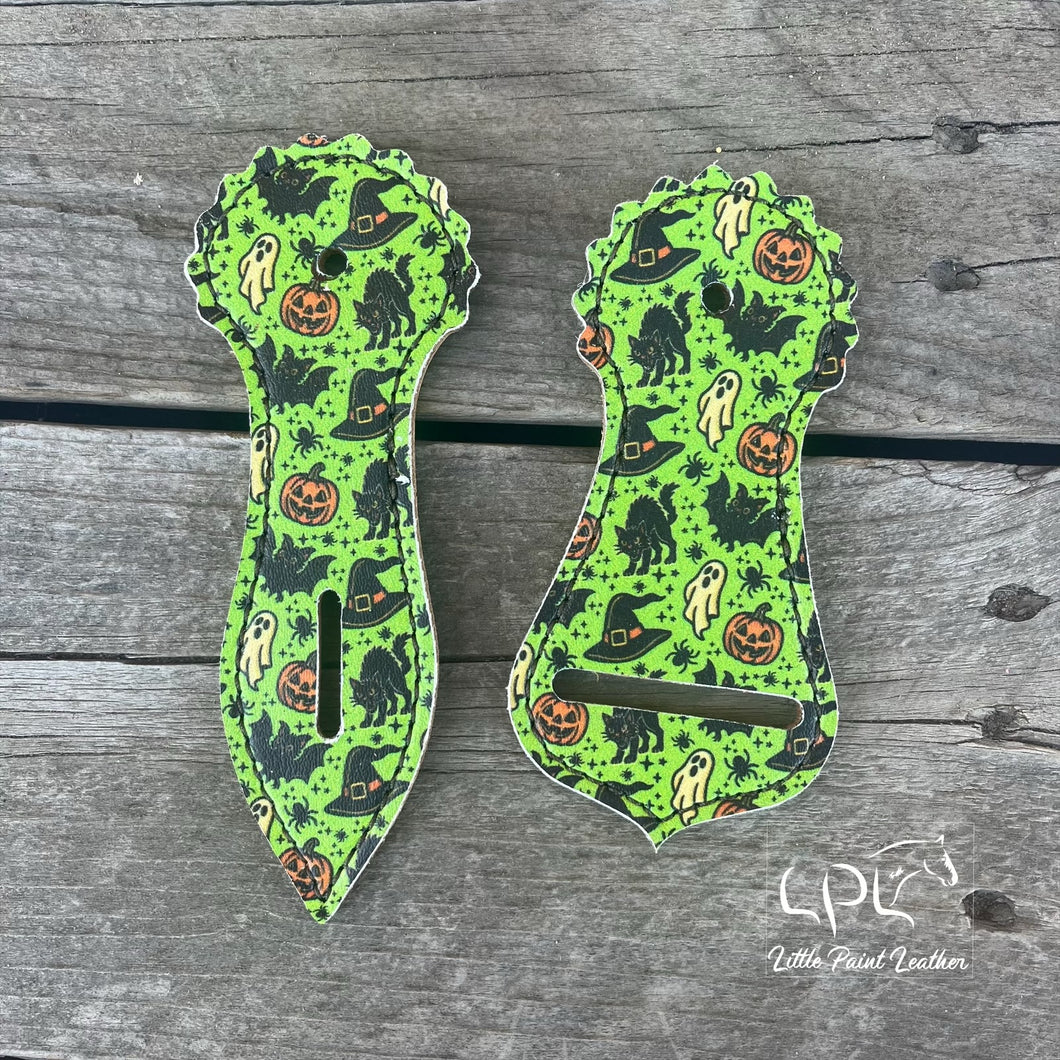 Halloween Print Latigo/Cinch Holders