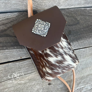 Cowhide Saddle Pouch
