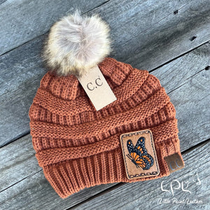 Adult Sized Beanie- Butterfly