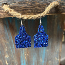 Load image into Gallery viewer, Glitter Leather Earrings (Multiple Colors)
