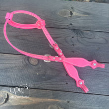 Load image into Gallery viewer, Pink Chicken One Ear Headstall
