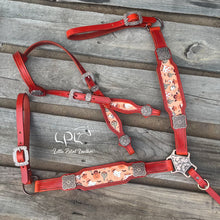 Load image into Gallery viewer, Orange Western Halloween Tack Set
