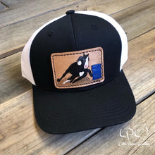 Load image into Gallery viewer, Black Paint Barrel Racer Hat
